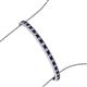 3 - Abril 2.40 mm Blue Sapphire and Diamond Eternity Tennis Bracelet 