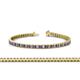 1 - Abril 2.40 mm Iolite and Lab Grown Diamond Eternity Tennis Bracelet 