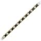 2 - Abril 2.40 mm Black and White Lab Grown Diamond Eternity Tennis Bracelet 