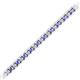 2 - Abril 2.00 mm Tanzanite and Diamond Eternity Tennis Bracelet 