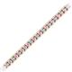 2 - Abril 2.00 mm Pink Tourmaline and Diamond Eternity Tennis Bracelet 