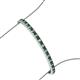 3 - Abril 2.00 mm Emerald and Diamond Eternity Tennis Bracelet 