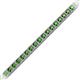 2 - Nancie 3.30 mm Green Garnet Eternity Tennis Bracelet 