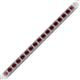 2 - Nancie 3.30 mm Red Garnet Eternity Tennis Bracelet 