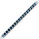 2 - Nancie 3.30 mm Blue Diamond Eternity Tennis Bracelet 