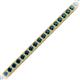 2 - Nancie 3.30 mm Blue Diamond Eternity Tennis Bracelet 