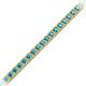 2 - Nancie 3.30 mm London Blue Topaz Eternity Tennis Bracelet 