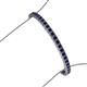 3 - Nancie 3.30 mm Blue Sapphire Eternity Tennis Bracelet 