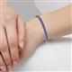 3 - Nancie 3.30 mm Tanzanite Eternity Tennis Bracelet 