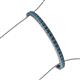 3 - Nancie 3.30 mm Blue Diamond Eternity Tennis Bracelet 