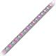 2 - Nancie 3.30 mm Pink Sapphire and Diamond Eternity Tennis Bracelet 
