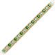 2 - Nancie 3.30 mm Green Garnet and Diamond Eternity Tennis Bracelet 