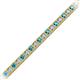 2 - Nancie 3.30 mm London Blue Topaz and Diamond Eternity Tennis Bracelet 