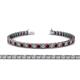 1 - Nancie 3.30 mm Ruby and Lab Grown Diamond Eternity Tennis Bracelet 