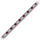 2 - Nancie 3.30 mm Ruby and Lab Grown Diamond Eternity Tennis Bracelet 