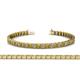 1 - Nancie 3.30 mm Citrine and Lab Grown Diamond Eternity Tennis Bracelet 