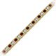 2 - Nancie 3.30 mm Red Garnet and Lab Grown Diamond Eternity Tennis Bracelet 