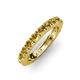 3 - Gracie 3.00 mm Round Citrine Eternity Band 