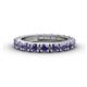 1 - Gracie 3.00 mm Round Iolite Eternity Band 