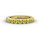1 - Gracie 3.00 mm Round Yellow Diamond Eternity Band 