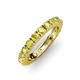 3 - Gracie 3.00 mm Round Yellow Diamond Eternity Band 