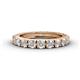 1 - Gracie 3.00 mm Round White Sapphire Eternity Band 