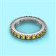 2 - Gracie 3.00 mm Round Citrine Eternity Band 