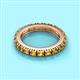 2 - Gracie 3.00 mm Round Citrine Eternity Band 