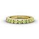 1 - Gracie 3.00 mm Round Peridot Eternity Band 