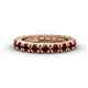 1 - Gracie 3.00 mm Round Red Garnet Eternity Band 