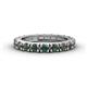 1 - Gracie 3.00 mm Round Lab Created Alexandrite Eternity Band 