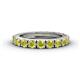1 - Gracie 3.00 mm Round Yellow Diamond Eternity Band 