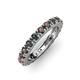 3 - Gracie 3.00 mm Round Lab Created Alexandrite Eternity Band 