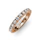 3 - Gracie 3.00 mm Round Lab Grown Diamond Eternity Band 