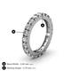 4 - Gracie 3.00 mm Round Lab Grown Diamond Eternity Band 