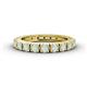 1 - Gracie 3.00 mm Round Opal Eternity Band 