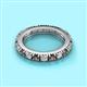 2 - Gracie 3.00 mm Round Lab Created Alexandrite and Lab Grown Diamond Eternity Band 