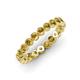4 - Arria 2.70 mm Citrine Eternity Band 