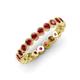 4 - Arria 2.70 mm Ruby Eternity Band 