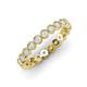 4 - Arria 2.70 mm White Sapphire Eternity Band 