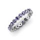 4 - Arria 2.70 mm Iolite Eternity Band 