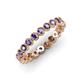 4 - Arria 2.70 mm Iolite Eternity Band 
