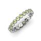 4 - Arria 2.70 mm Peridot Eternity Band 