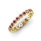 4 - Arria 2.70 mm Pink Tourmaline Eternity Band 