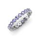 4 - Arria 2.70 mm Tanzanite Eternity Band 