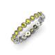 4 - Arria 2.70 mm Yellow Diamond Eternity Band 