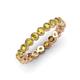 4 - Arria 2.70 mm Yellow Diamond Eternity Band 