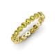 4 - Arria 2.70 mm Yellow Diamond Eternity Band 