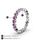 5 - Arria 2.70 mm Amethyst Eternity Band 