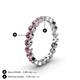 5 - Arria 2.70 mm Pink Tourmaline Eternity Band 
